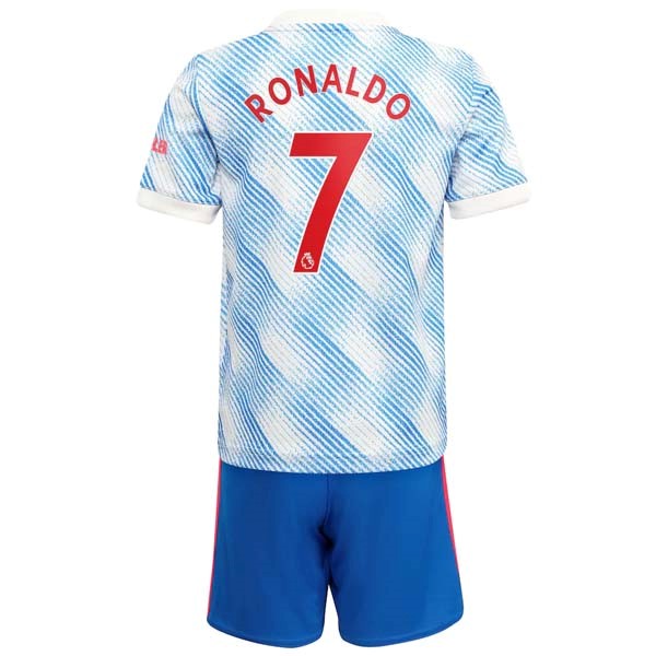 Camiseta Manchester United NO.7 Ronaldo Replica Segunda Ropa Niño 2021/22